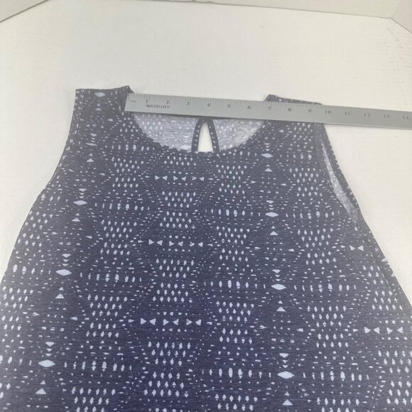 ZeroXposur Women's Size Small Top Sleeveless Patterned Gray Preowned - Picture 6 of 13